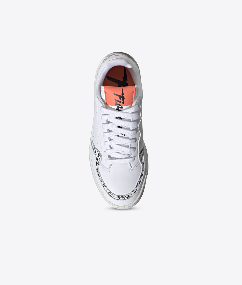 adidas gazelle silver green womens Adidas x Fiorucci Stan Smith Cloud White Core Black (W) main image 1