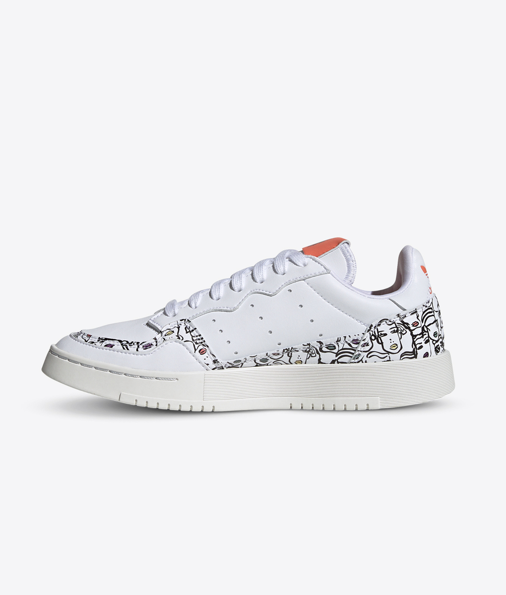 Adidas Originals - X Fiorucci SUPERCOURT 'Cloud White / Core Black