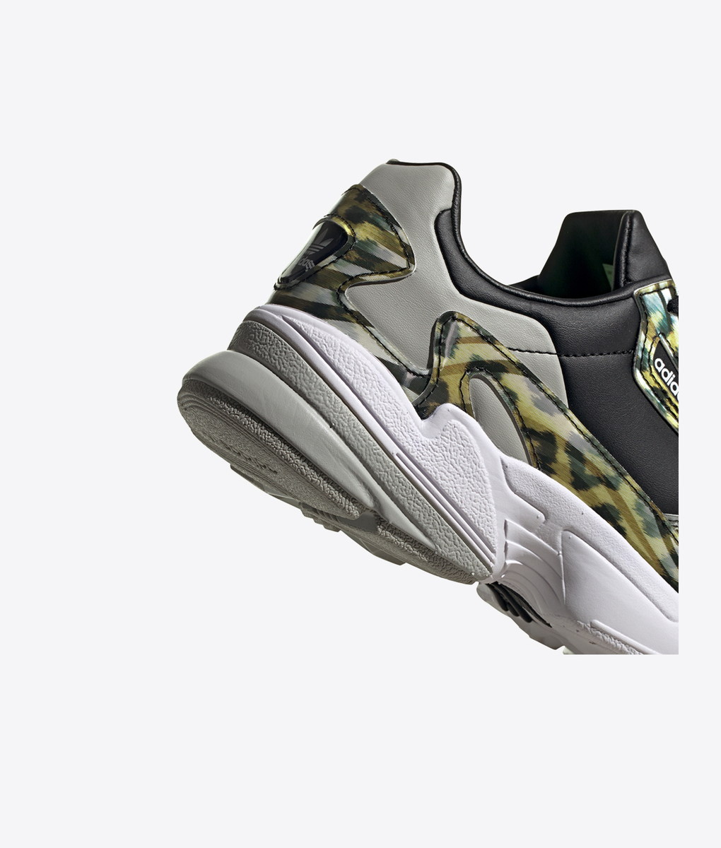 Adidas Originals - FALCON Out Loud 'Core Black / Metal Grey / Cloud White'  - VegNonVeg