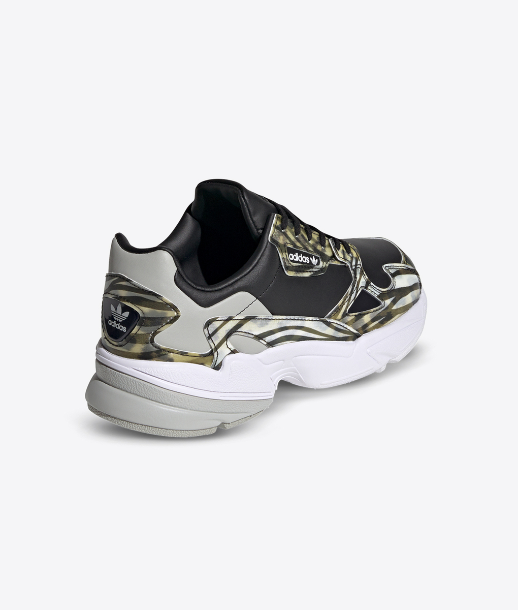 adidas gazelle silver green womens Adidas Falcon Women's Shoes Core Black Patent Leather/Collegiate Purpl
