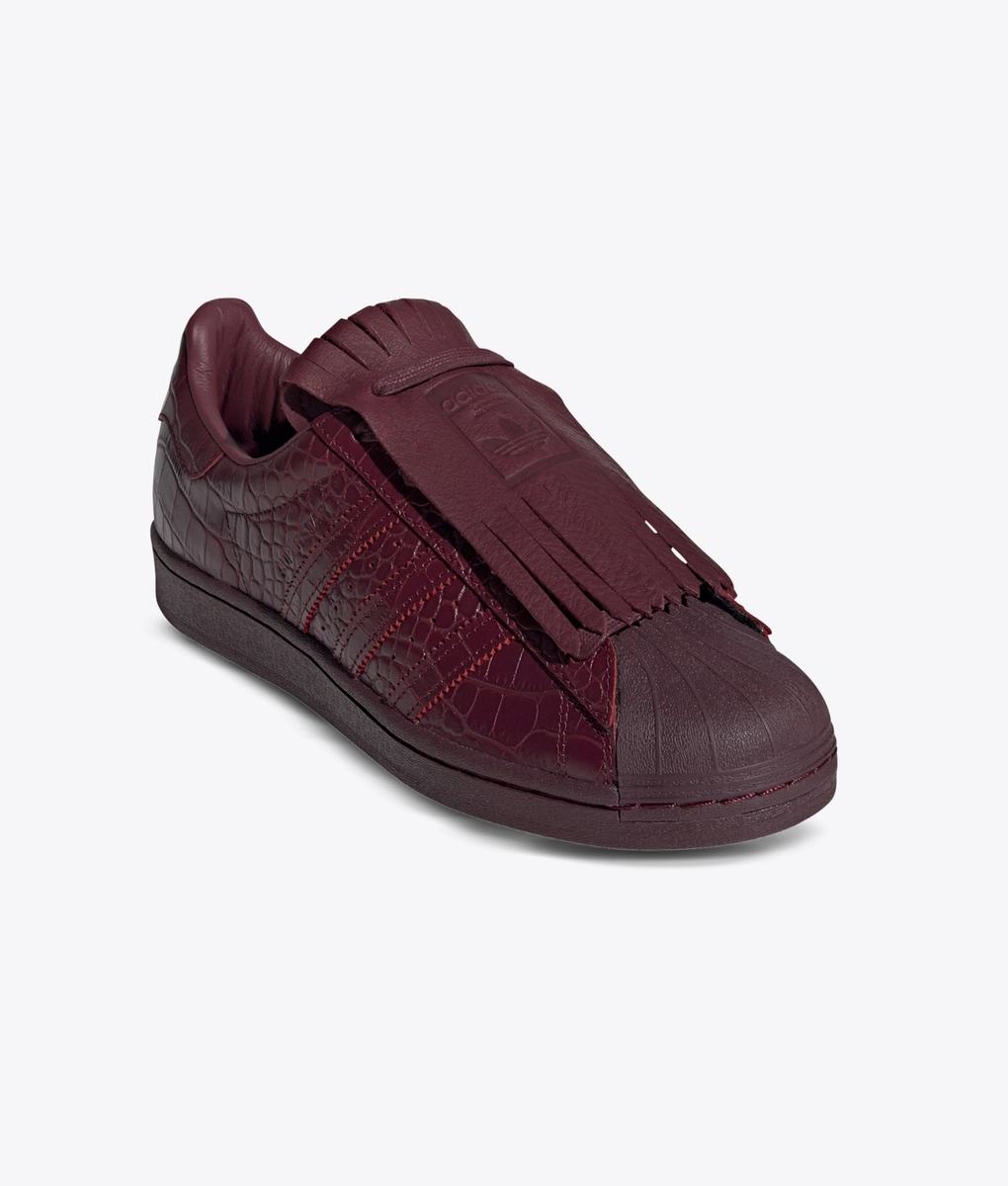 Adidas Originals - SUPERSTAR FR W 'MAROON/MAROON/GOLDMT' - VegNonVeg