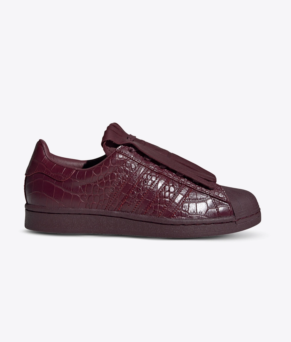 Adidas Originals - SUPERSTAR FR W 'MAROON/MAROON/GOLDMT' - VegNonVeg