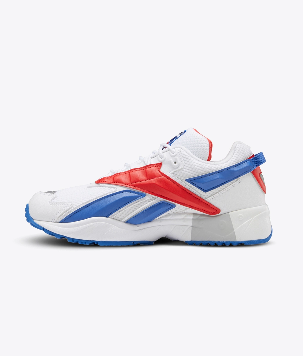 REEBOK - INTV 96 'WHITE / BLUE BLAST / RADIANT RED' - VegNonVeg