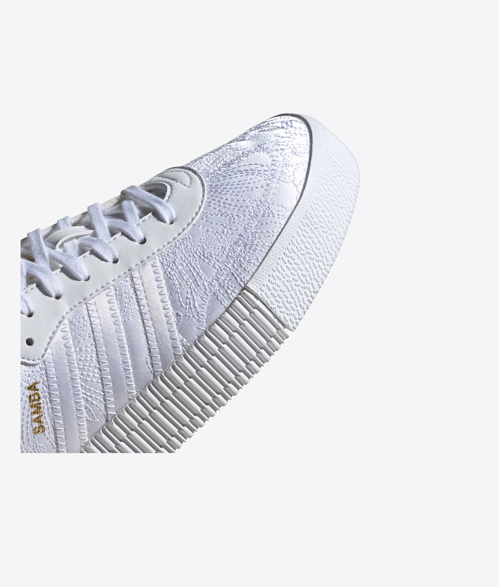 adidas originals 厚底 Sambarose Cloud White Silver 在庫僅少 Adidas Originals - SAMBAROSE W 'cloud White' - VegNonVeg
