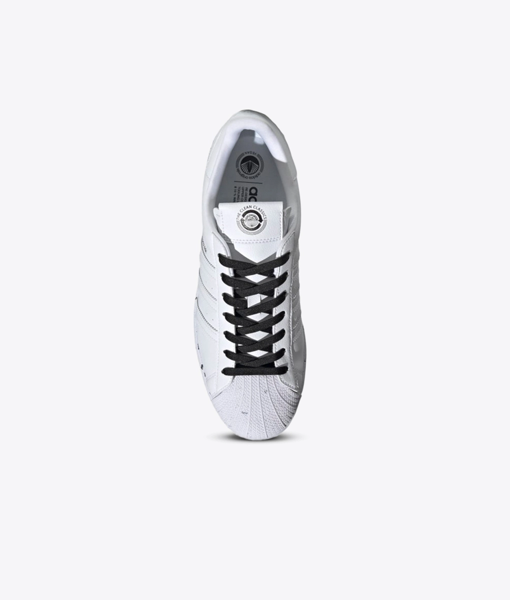 Adidas Originals - SUPERSTAR VEGAN 'CLOUD WHITE / CLOUD WHITE / CORE BLACK'  - VegNonVeg