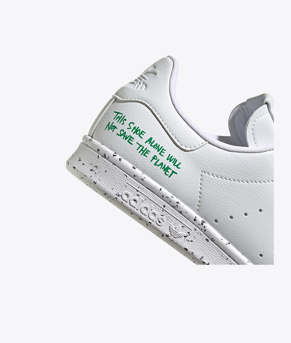 Adidas Originals - STAN SMITH VEGAN 'FTWWHT/FTWWHT/GREEN' - VegNonVeg