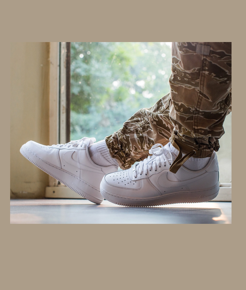 Nike - NIKE - AIR FORCE 1 '07 'WHITE' - VegNonVeg