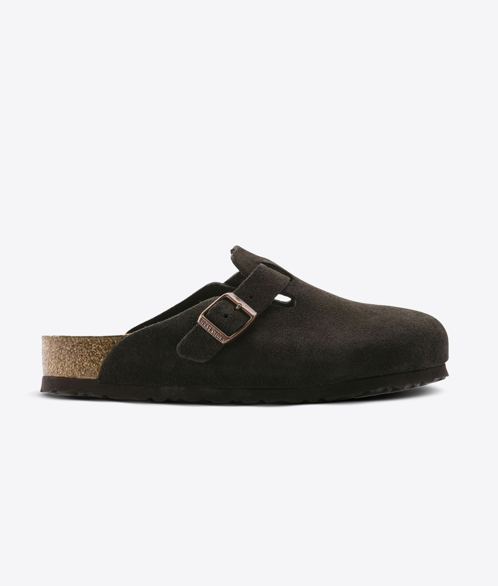 Birkenstock - BIRKENSTOCK BOSTON SUEDE LEATHER MOCHA l Buy Men's