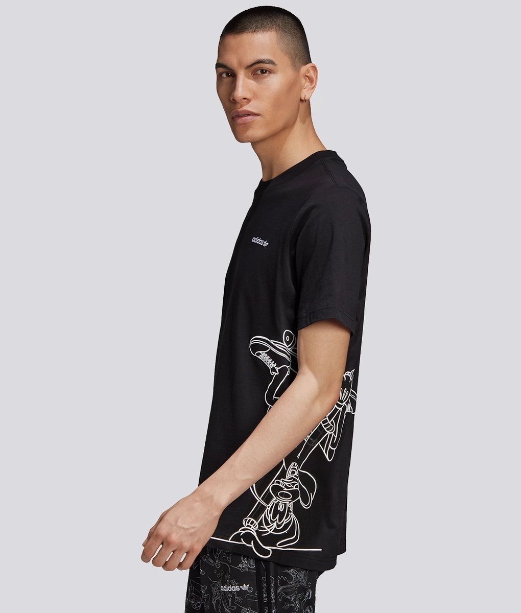 goofie♡ Adidas Nizza x Disney Sport Goofy Pack Black Big Kid's Athletic
