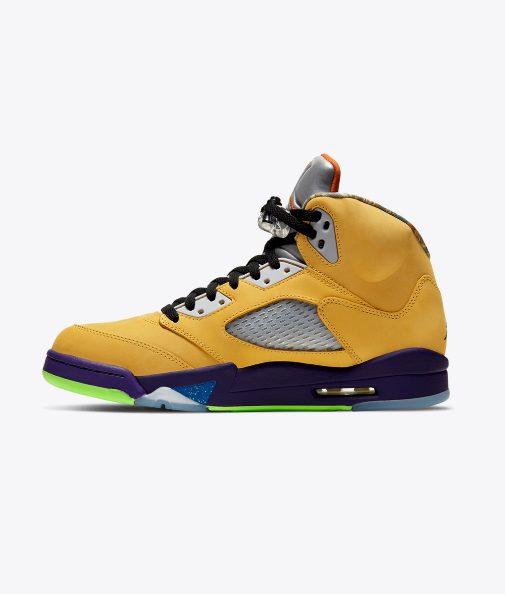 AIR JORDAN 5 RETRO YELLOW/MULTI-COLOR 25 Air Jordan 5 Retro SE