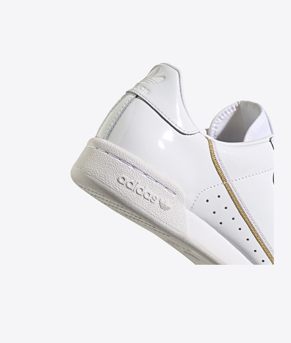 adidas continental 80 black white gold