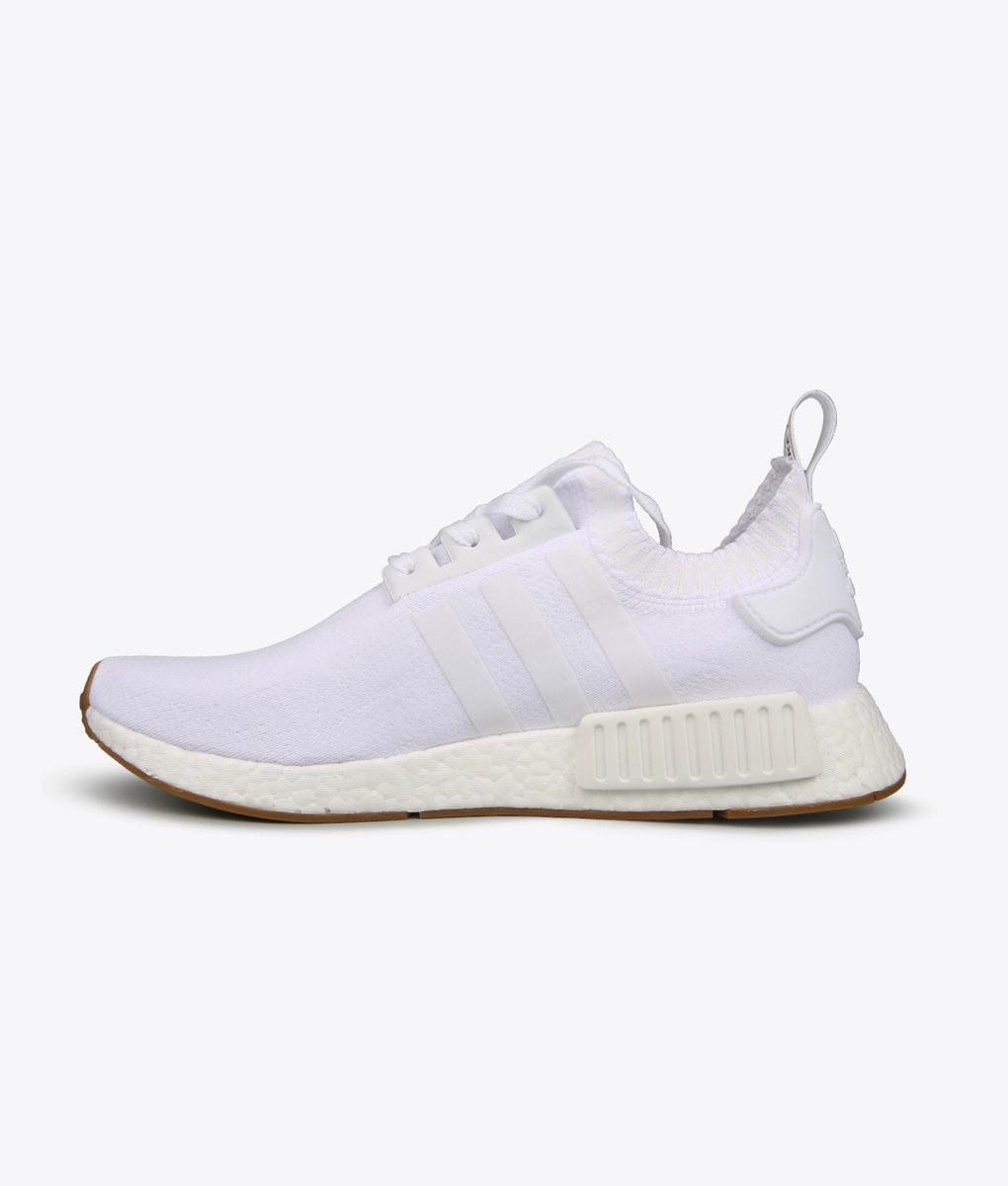 Adidas Originals - Adidas - NMD R1 PrimeKnit 'White/Gum' - VegNonVeg Adidas Originals - Adidas - NMD R1 PrimeKnit 'White/Gum' - VegNonVeg