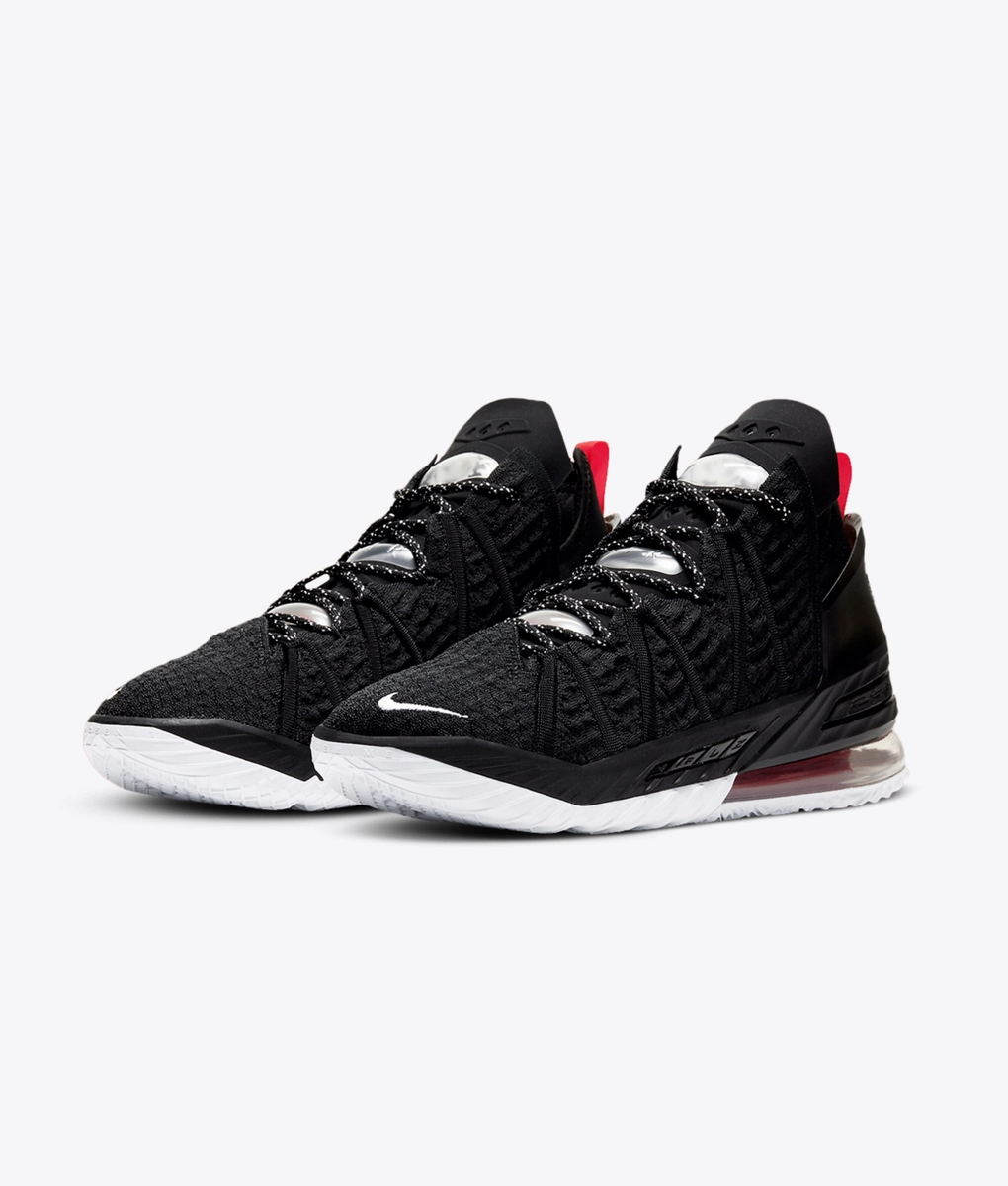 Nike LeBron 18 ブラック/レッ29cm Nike - LEBRON XVIII 'BLACK/WHITE' - VegNonVeg