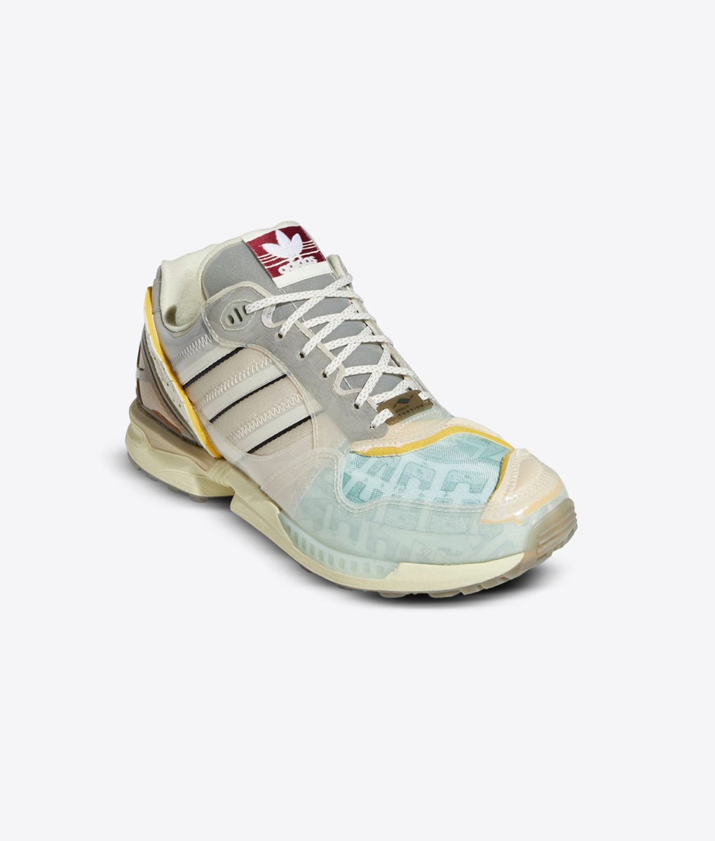 Adidas Originals - ZX 6000 - XZ 0006 X-RAY INSIDE OUT SHOES 'clear