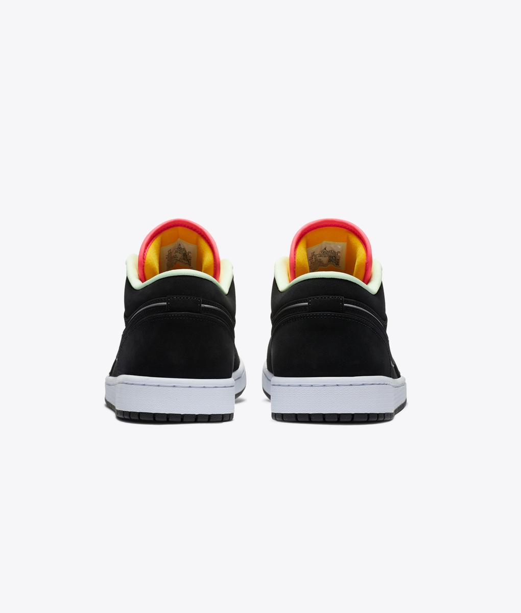 air jordan 1 low black aurora