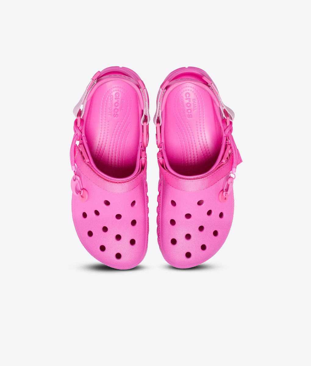 crocs duet max 2 post malone pink