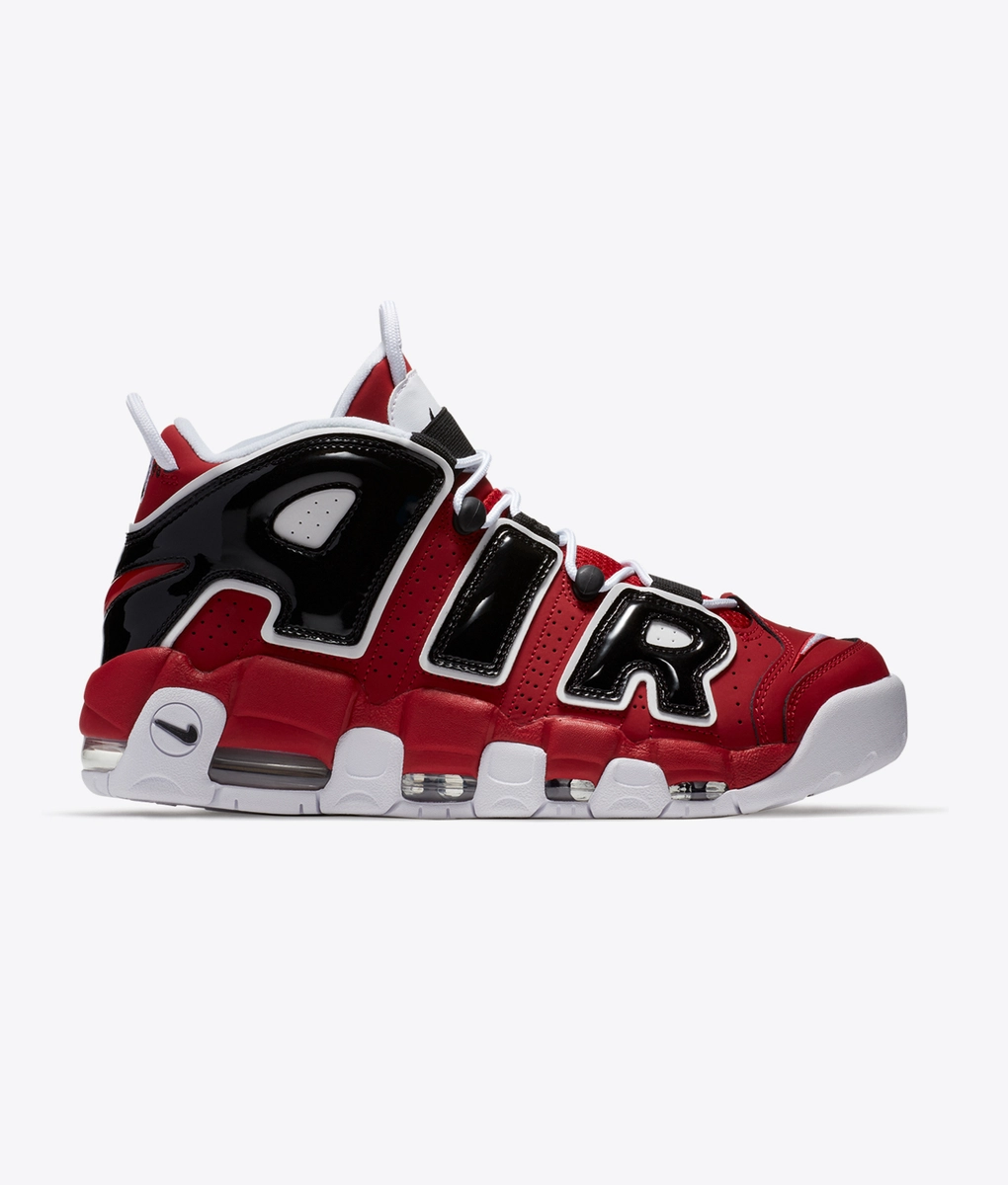 NIKE AIR MORE UPTEMPO 96'・ブラック/レッド Nike - 1 - VegNonVeg