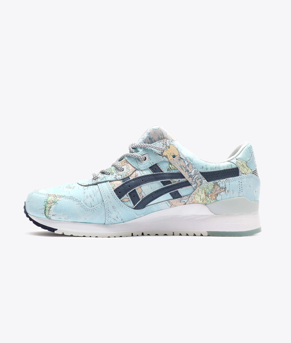 asics gel lyte world map