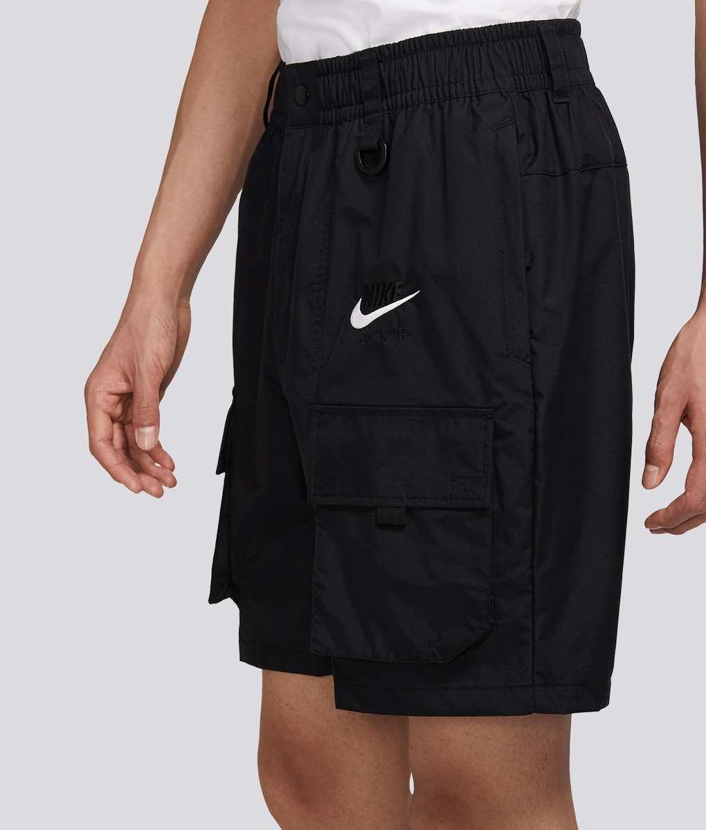 black nike nylon shorts