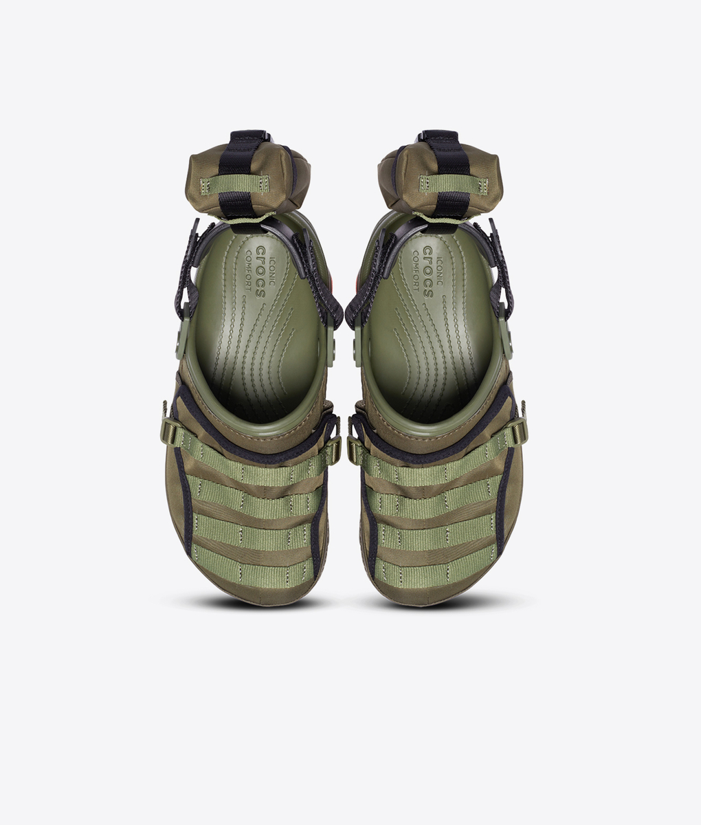 Crocs - Beamsxcrocsclsscatmilitaryclog - VegNonVeg