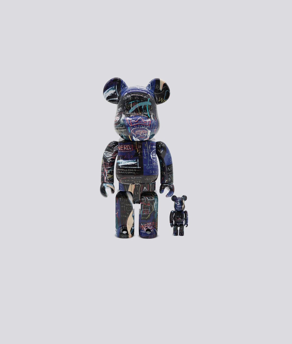 Bearbrick - BeRbrick Jean Michel Basquiat 7 100 400 Set - VegNonVeg
