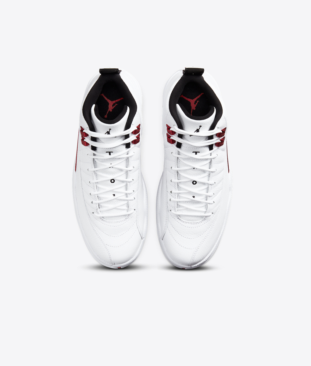 white black university red retro 12
