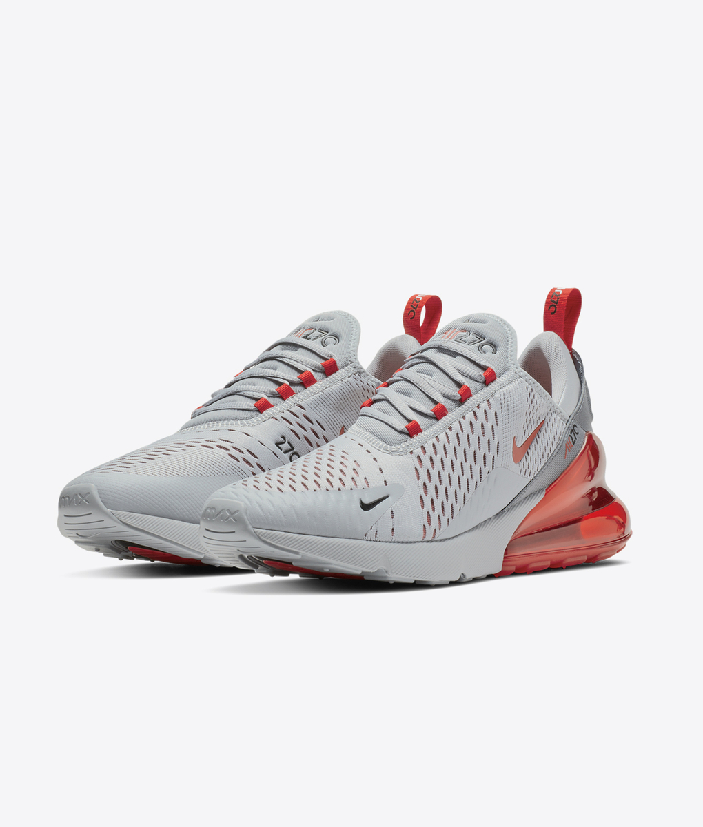 air max 270 wolf grey and red