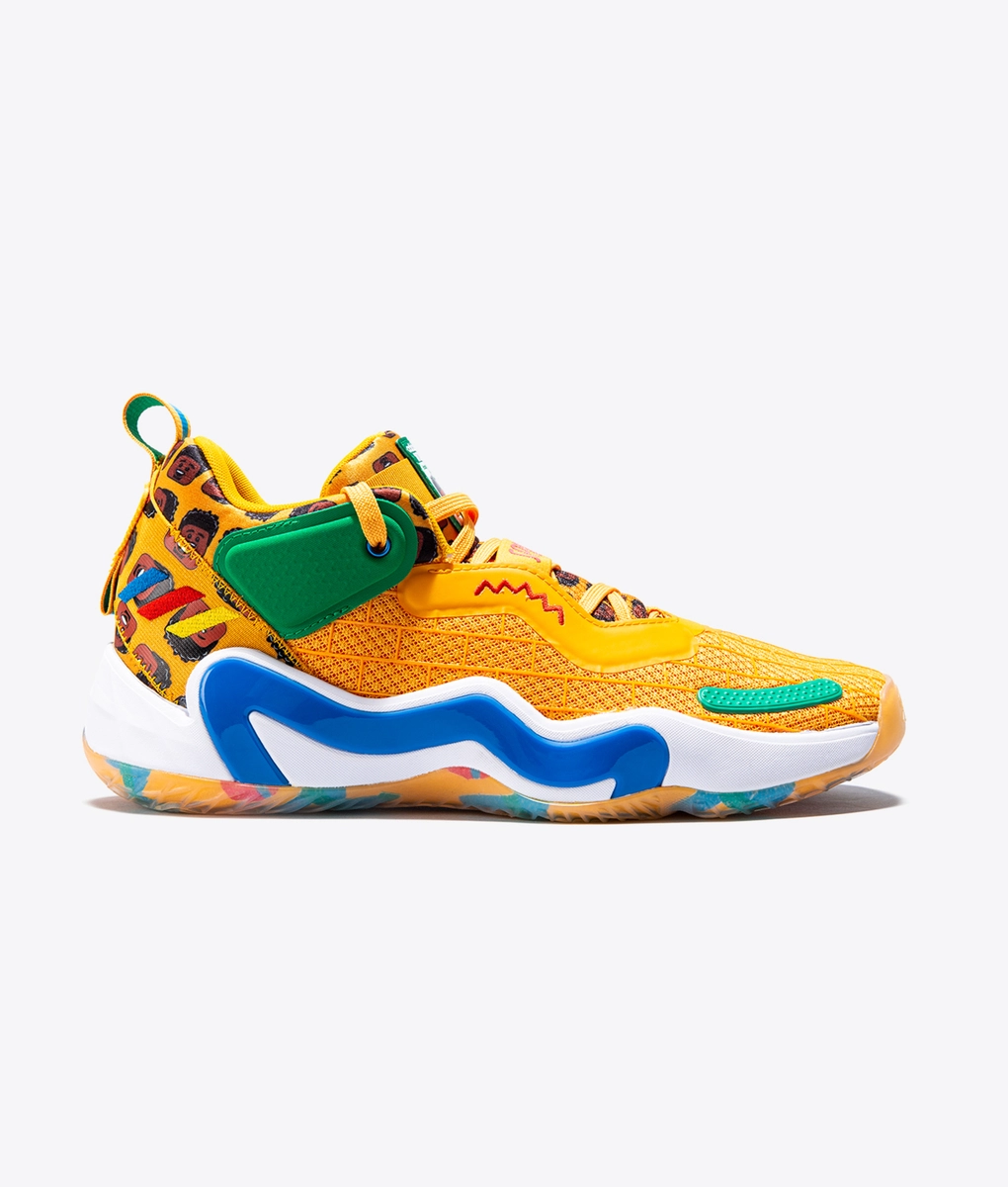 adidas D.O.N. Issue #3 LEGO Yellow Spida Men's - GZ5529