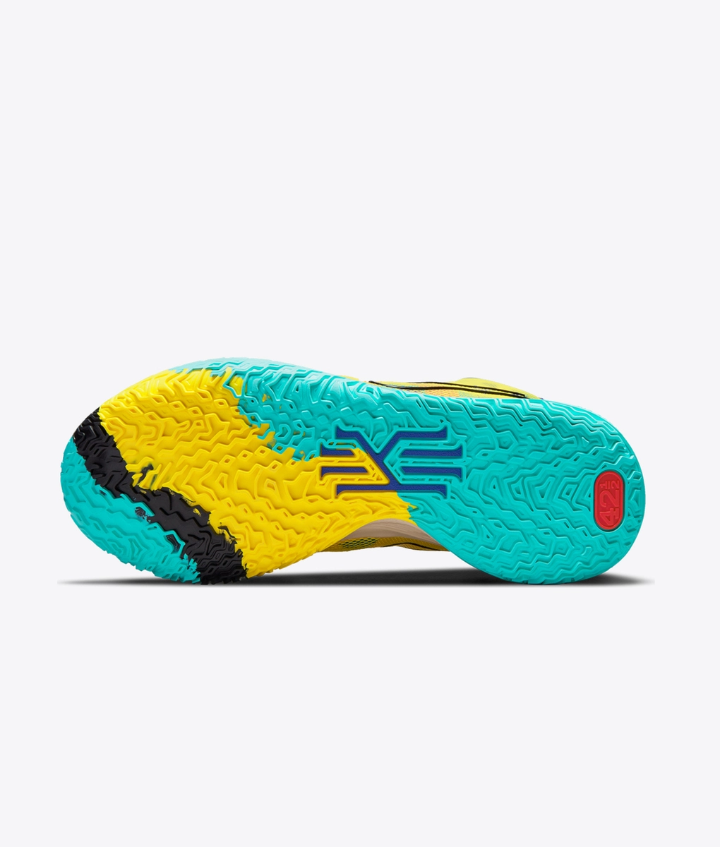 kyrie 7 green black orange