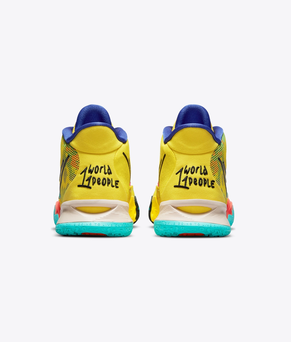 yellow kyrie basketball shoes