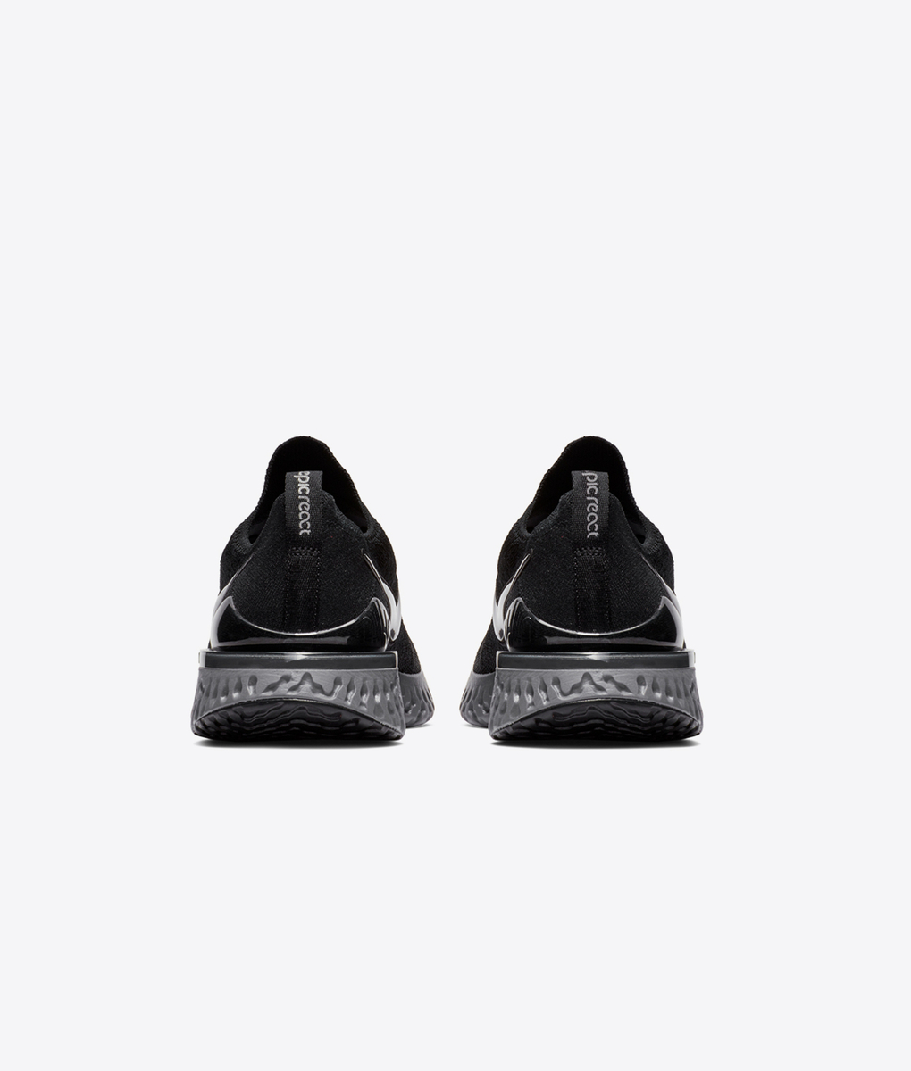 epic react black white