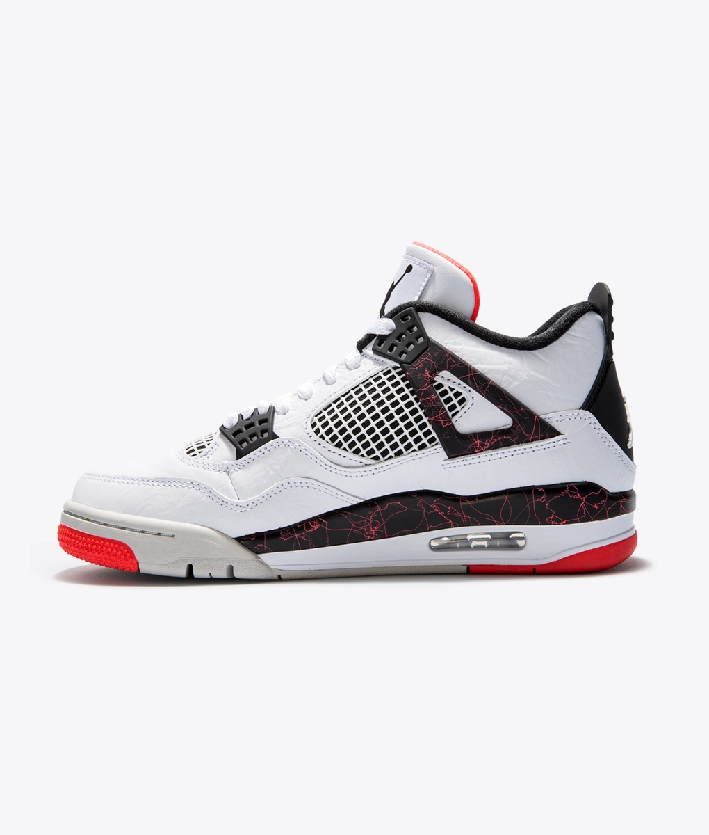 jordan 4 retro white black red