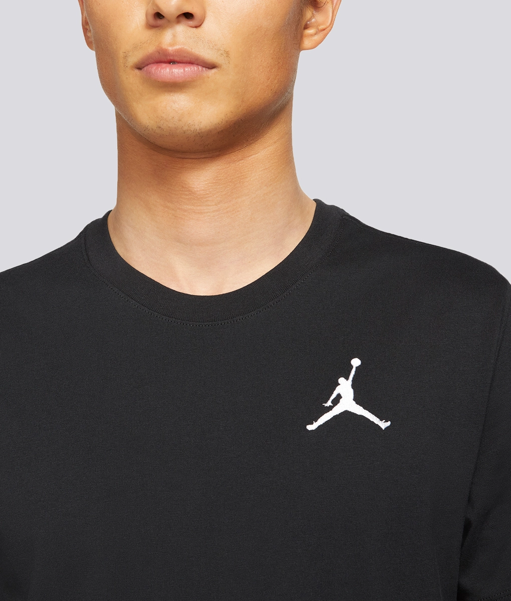 Jordan JORDAN JUMPMAN EMBROIDERED SHORT SLEEVE CREW TEE BLACK