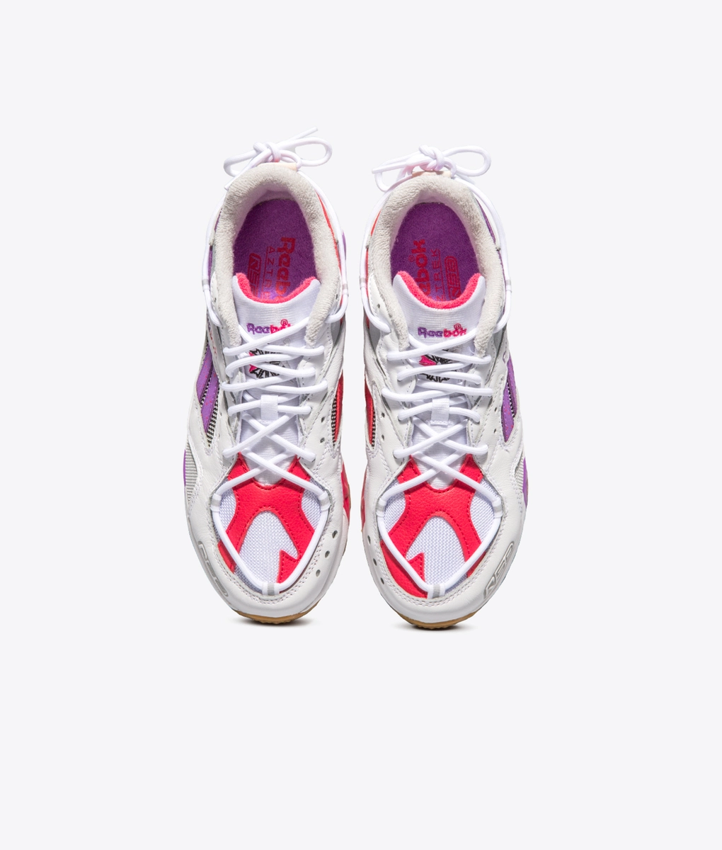 REEBOK - AZTREK R58 'WHITE/SKULL GREY/GUAVA PUNCH' - VegNonVeg