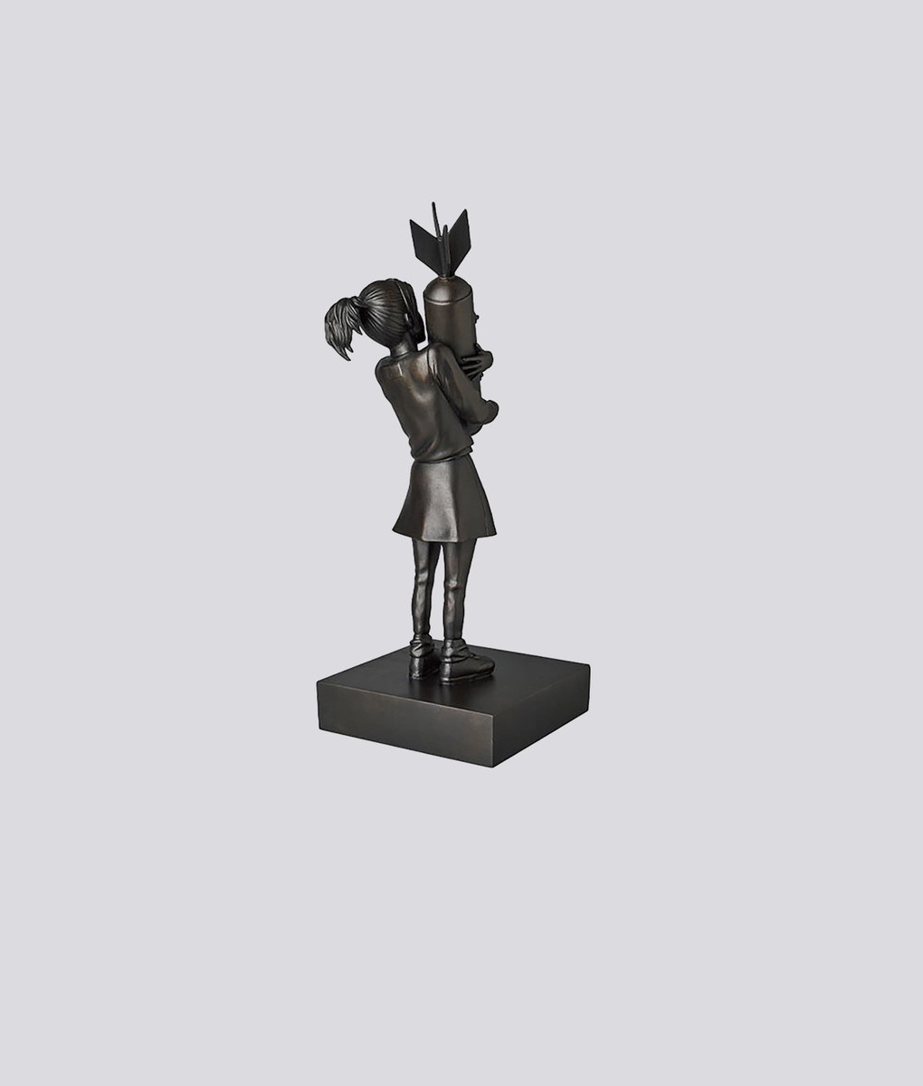 BANKSY BOMB HUGGER Medicom Toy 2G EXCLUSIVE from UK BRONZE