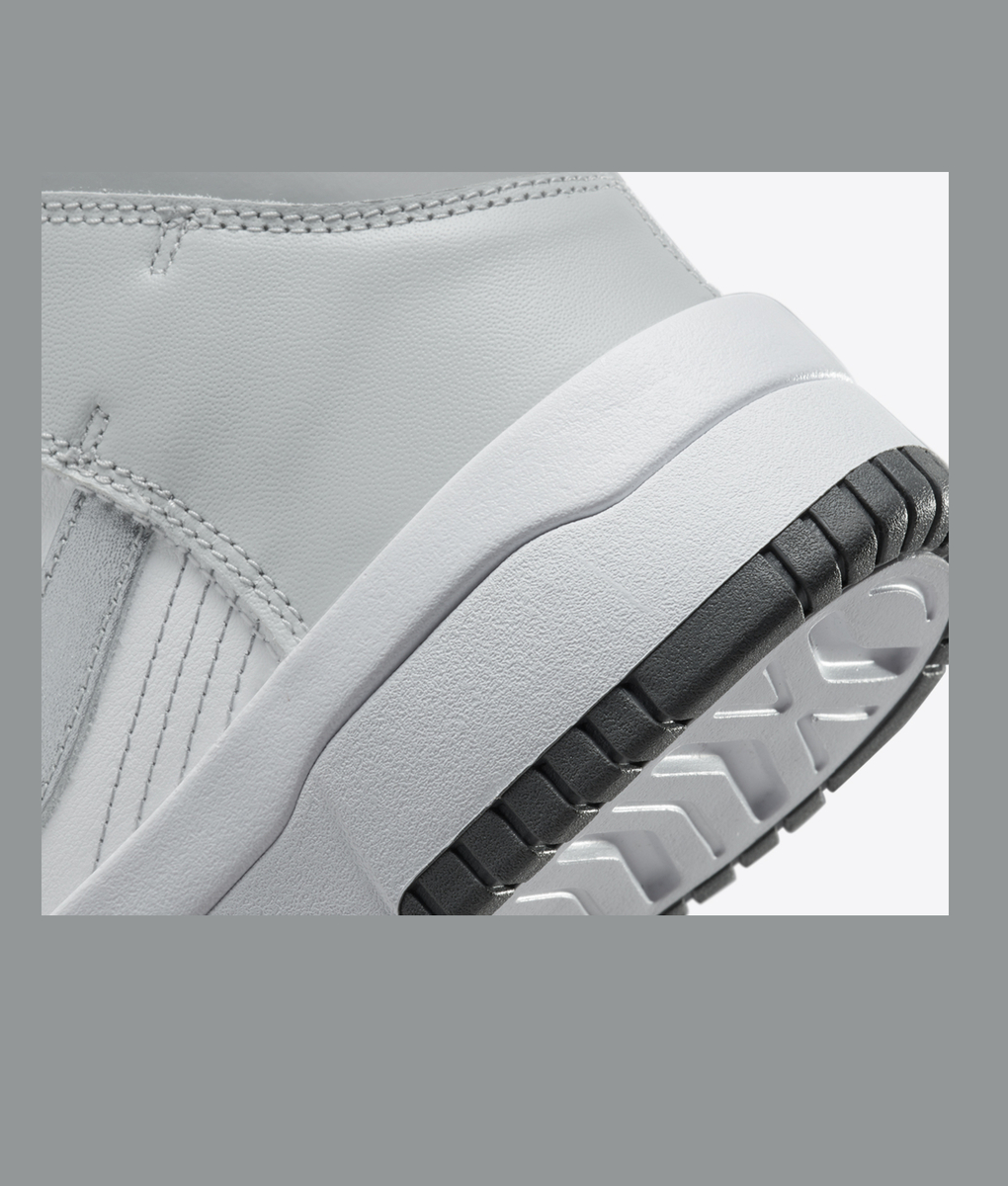 Nike - NIKE WMNS DUNK HIGH UP WHITE/SILVER-LT SMOKE GREY