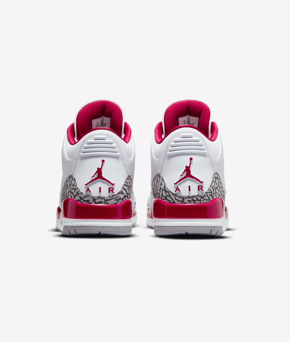 Jordan - JORDAN AIR JORDAN 3 RETRO WHITE/LIGHT CURRY-CARDINAL RED