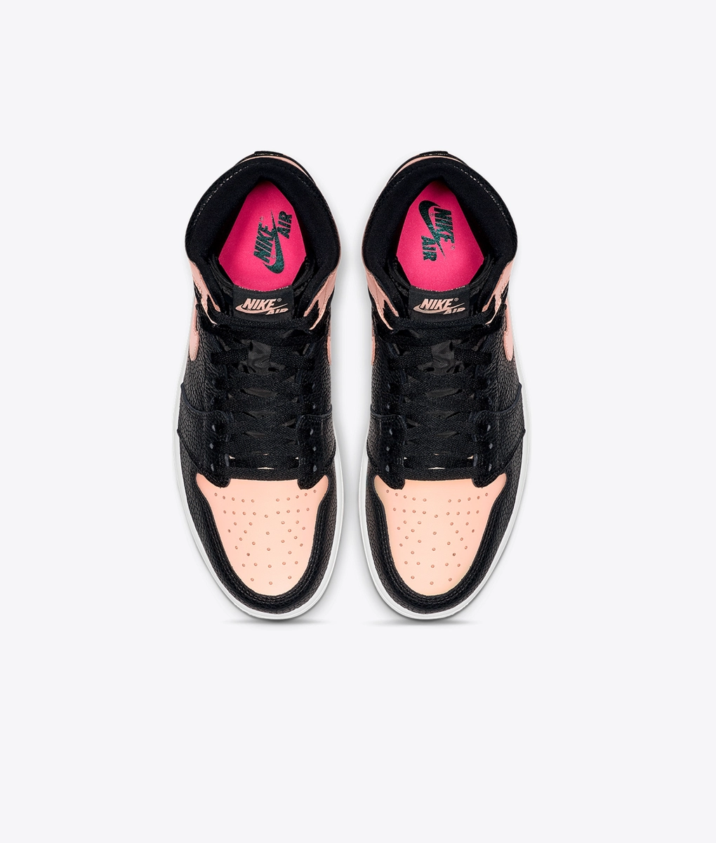 jordan retro 1 high black crimson tint
