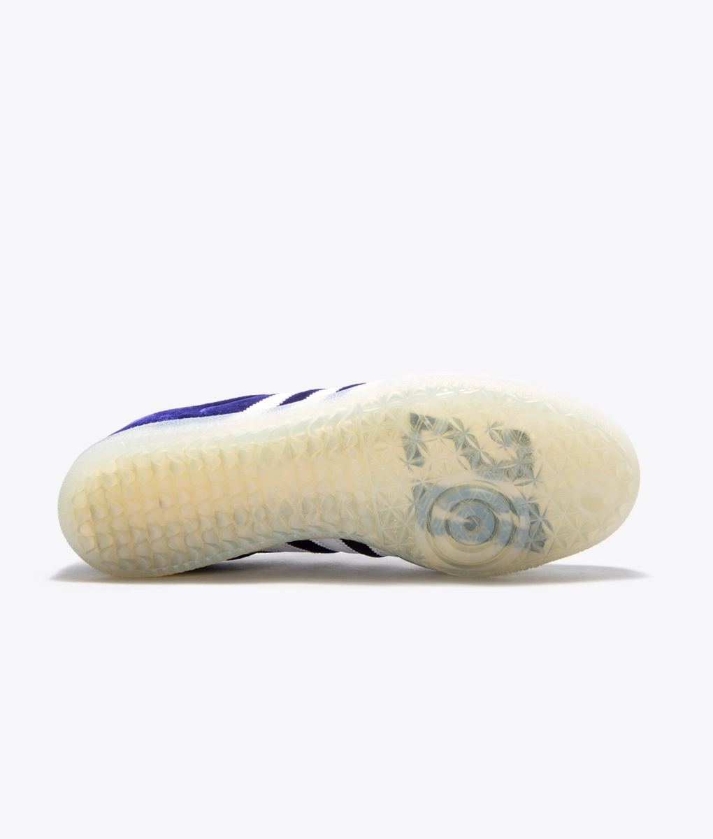 adidas gazelle silver green womens Adidas Samba ADV Shoes - Cloud White / Collegiate Purple / Gold Metall