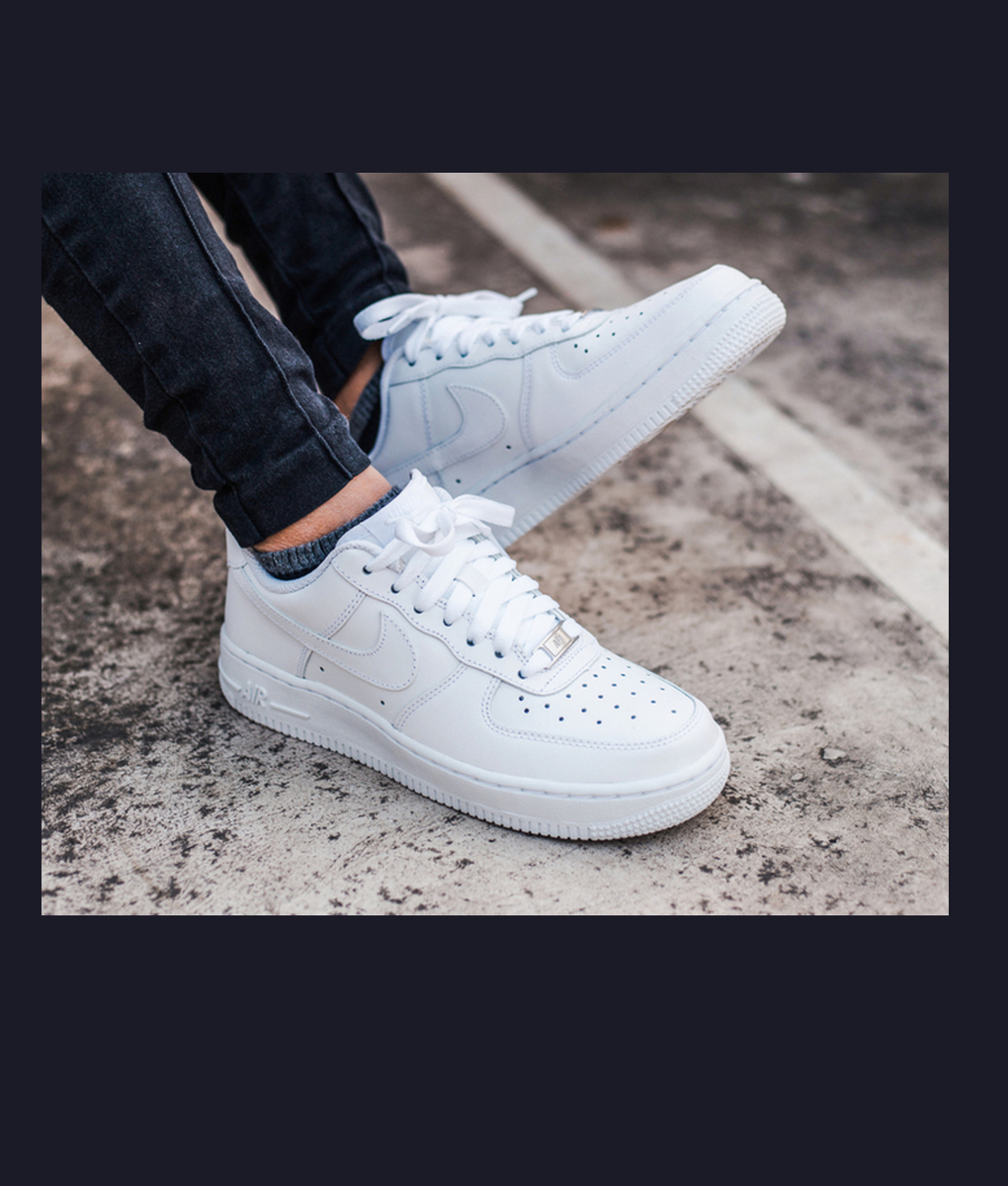 Nike - WMNS AIR FORCE 1 '07 'WHITE' - VegNonVeg