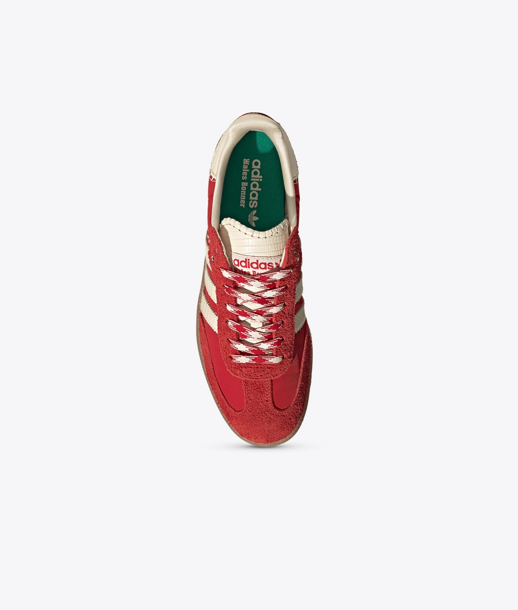 adidas gazelle silver green womens Adidas x Wales Bonner Nylon Samba Shoes main image 1