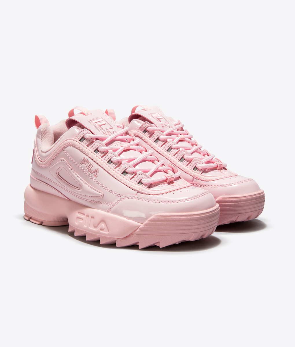 patent leather fila disruptor