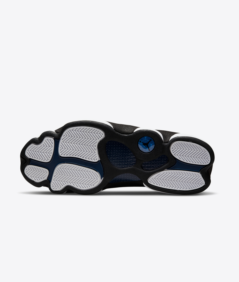 jordan retro 13 navy blue and white