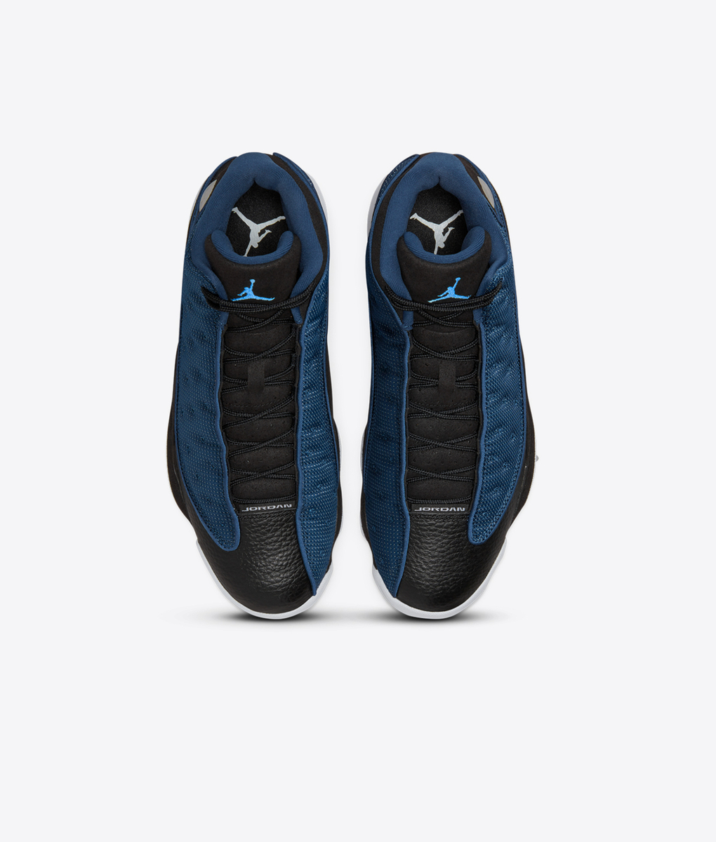 jordan retro 13 navy blue and white