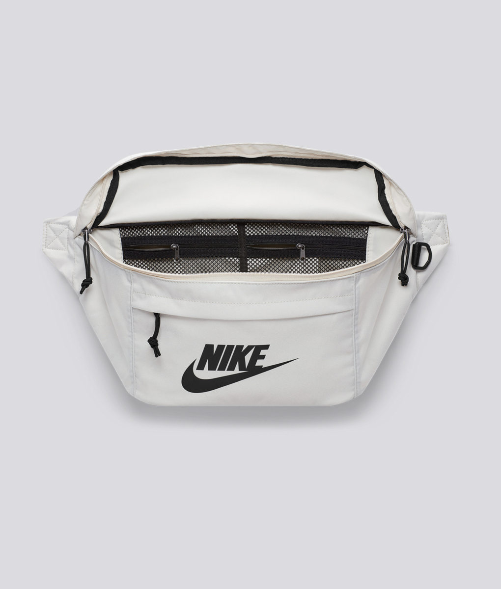 nike tech waist bag white