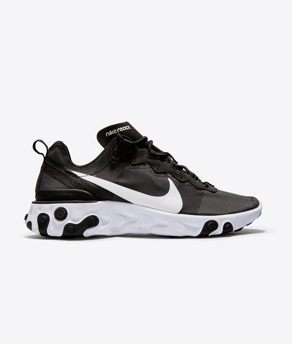 NIKE REACT ELEMENT 55 SE US10 ブラック 新品タグ付 NIKE REACT ELEMENT 55 SE US10 ブラック 新品タグ付 靴