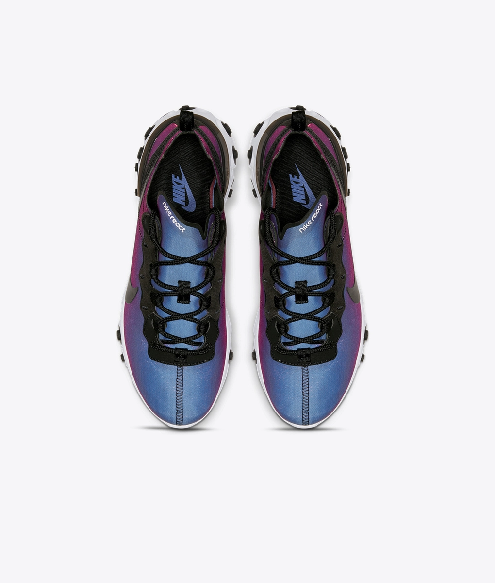Nike - W REACT ELEMENT 55 PRM 'BLACK/BLACK-LASER FUCHSIA