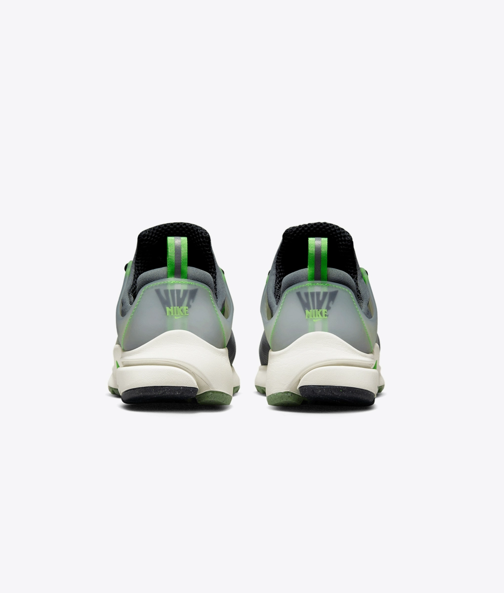 nike air presto flyknit green running shoes