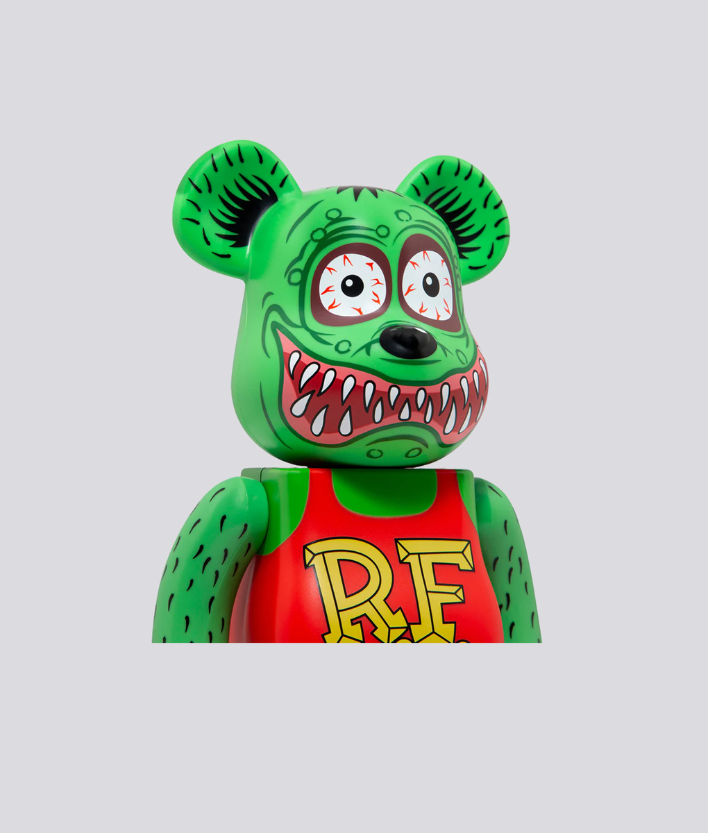 Bearbrick - Buy BEARBRICK RAT FINK 100% & 400% 'MULTI' - VegNonVeg