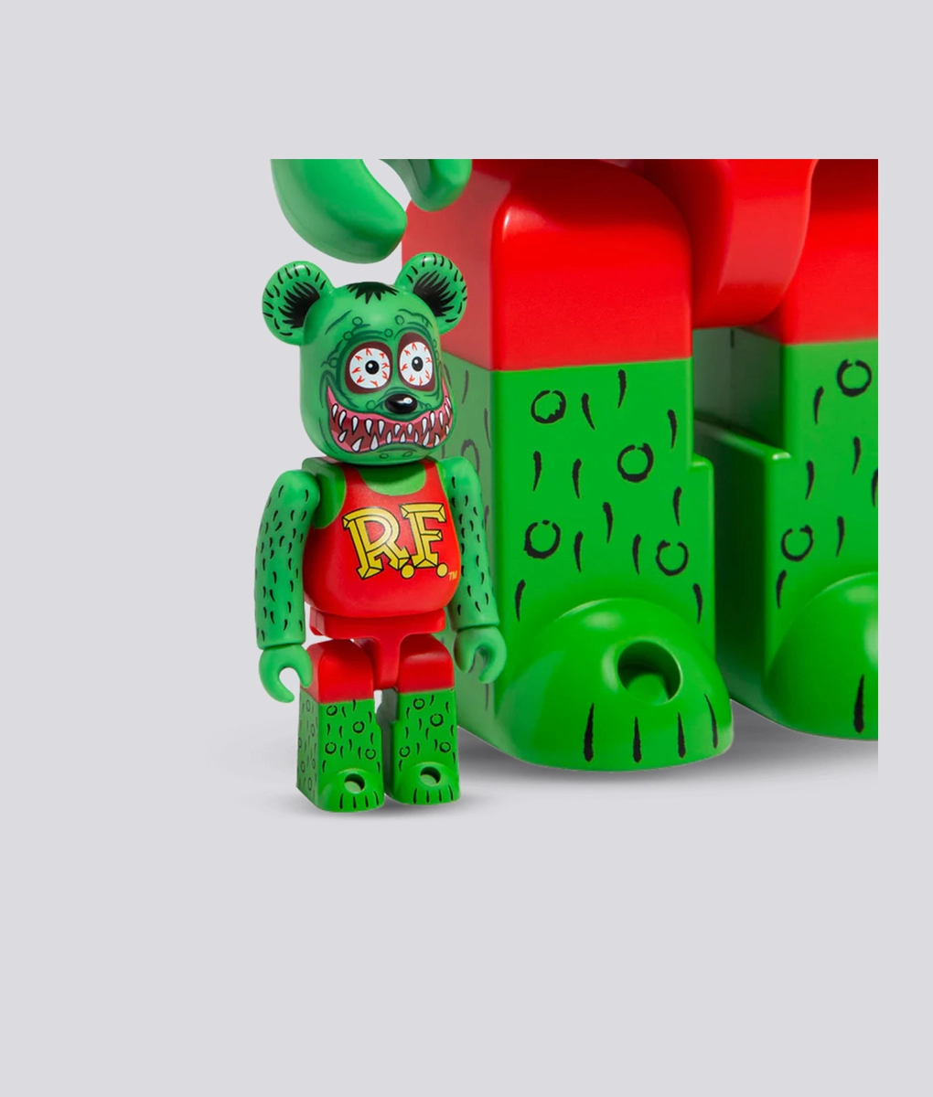 Bearbrick - Buy BEARBRICK RAT FINK 100% & 400% 'MULTI' - VegNonVeg
